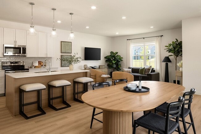 The Ascent townhome, model home - Oxenfree Rowlett