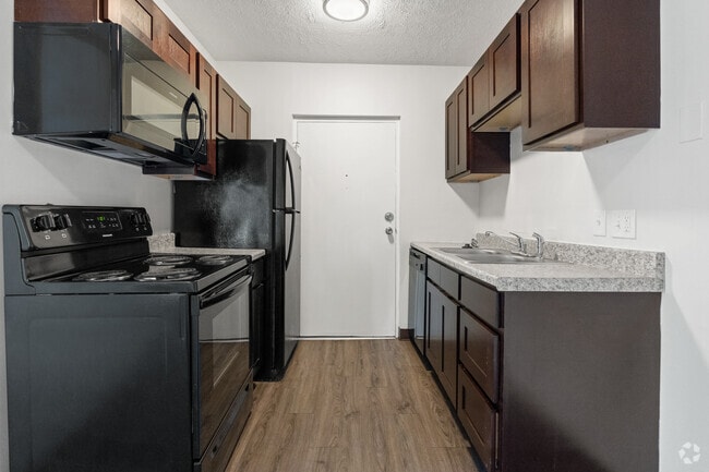 2BR, 1.5BA - 850SF - Kitchen - Mears Place Apartments