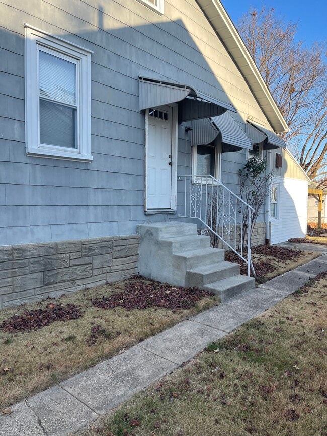 Entrance to unit