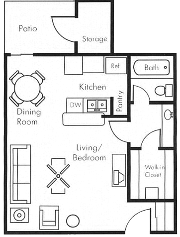 Studio One Bathroom - st1c