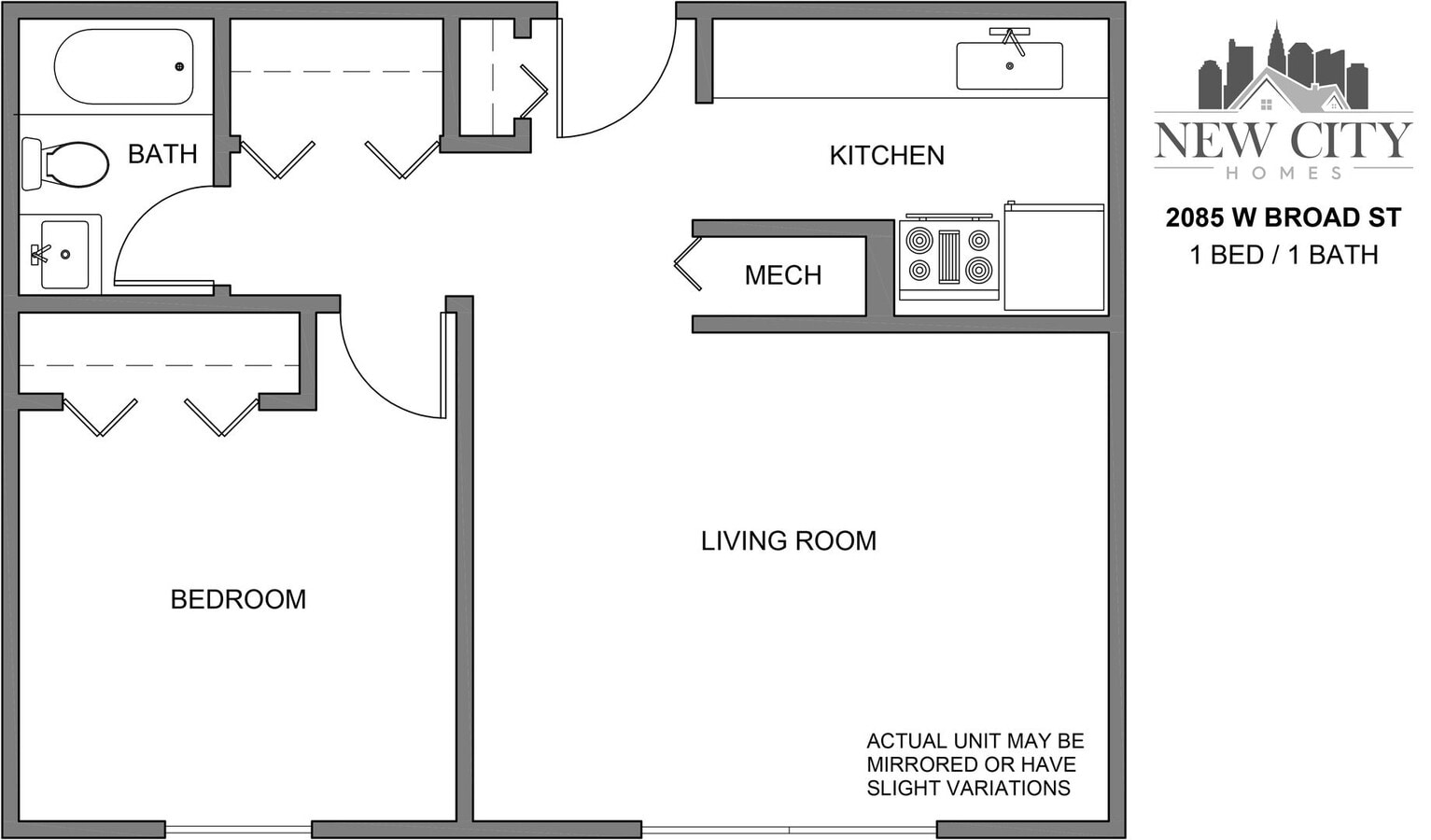 Photo - 2085 Building - New Rennovated 1 & 2 bedrooms starting at $989! Unit 104