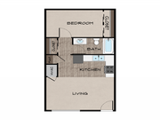 1 Bed / 1 Bath