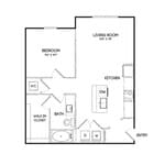 A1 | 1x1 | 696 sq ft