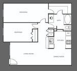 2BR/1BA
