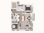 Floorplan G 1279 sq ft