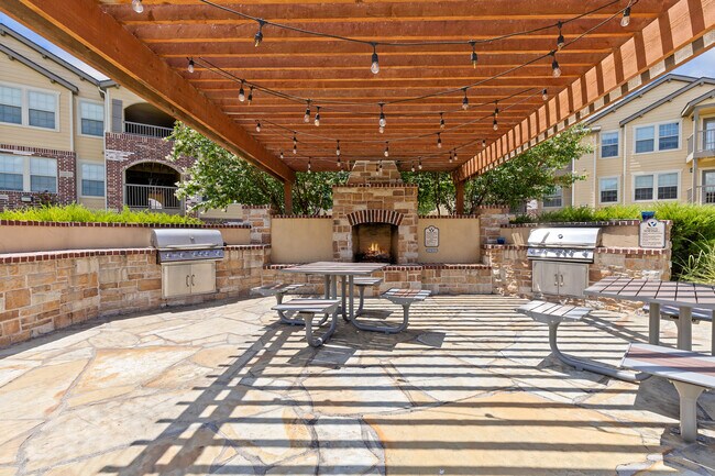 Grill & Fireplace Area