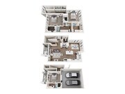 TH-C1 floor plan Lenox at The Grid