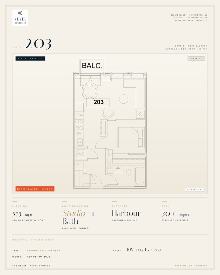 1 Bedroom Suite · 575 sq ft - 1 Bedroom Suite · 575 sq ft Unit 203