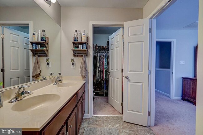 Master bathroom and walk-in closet. - 476 N Palace Dr