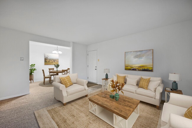 1Bdrm Traditional - Living Room
