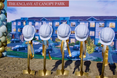 The Enclave at Canopy Park Ground Breaking - The Enclave at Canopy Park