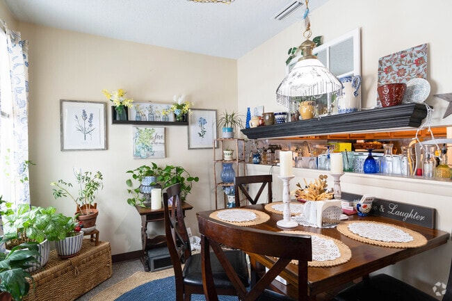 1BR, 1BA - Dining Room - Crockett Fields Senior Apartments (62+)