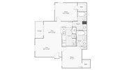 2 BR x 2 BA with W/D - A Floorplan
