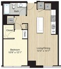 Nivel 69.0 - Pequeño 1 cama/1 baño