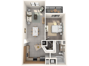 1 bed 1 bath