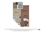 Pistachio | 1 bed 1 bath | 664 sq ft