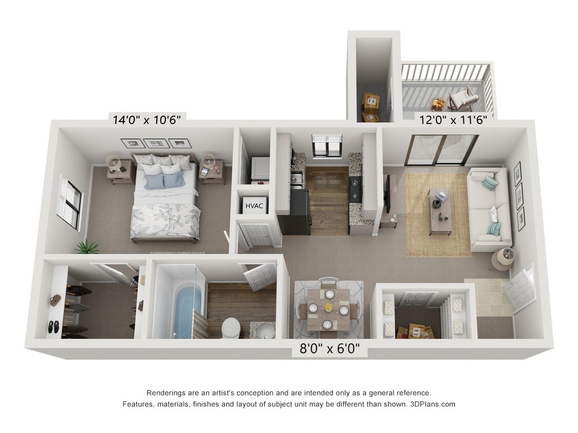 Floor Plan - Brookstone - Renovated
