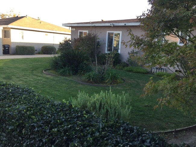 View of landscaping at front of property.