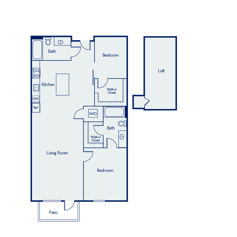 Floor Plan - B2D + loft