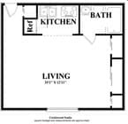 1BR/1BA