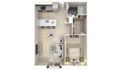 1 Bedroom x 1 Bathroom