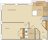 1BR/1BA