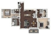 B4 3D Floorplan