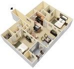 2BR/2BA