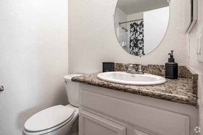 2BR, 2BA - 900SF - Primary Bathroom - Paramount Terrace Apartments