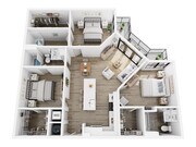 C1B floor plan LANA at Lake Norman