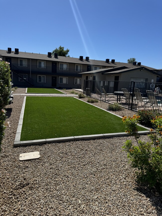 South Pool & Grass Area