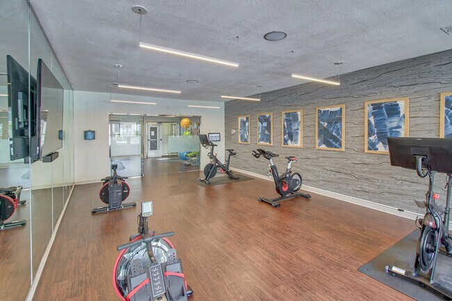 Fitness Center with Peloton Bikes