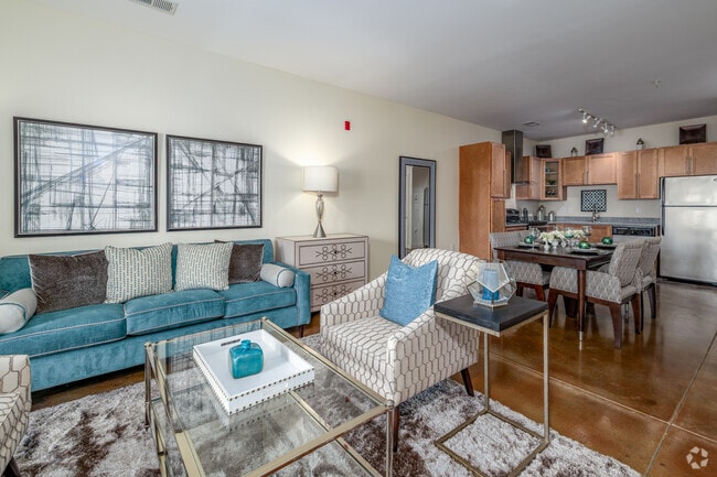 2BR, 2BA - 1,153SF -Marina - Living Room - Northpoint At 68