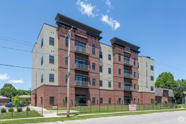 Vista desde Cherry Street - East Cherry Flats Apartamentos