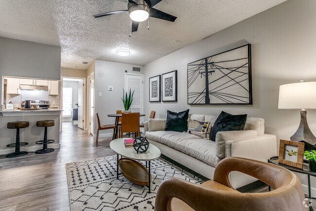 Living Room - Westchase Apartments