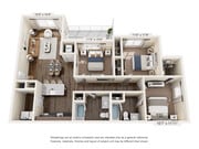 MainLine Apartment Homes - The Parkway - 3 Beds, 2 Baths, 1150 sq. ft.
