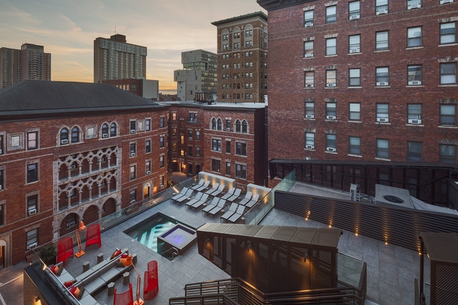HamCo Amenity Center Pool Deck - Hamilton Court Apartments