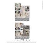 5 Bed Cottage Upper Deck 3D Floorplan