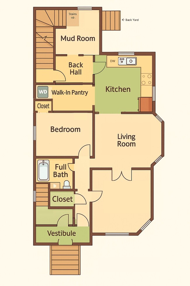 Floorplan - 158 Albion St Apartments Unit 160 Albion