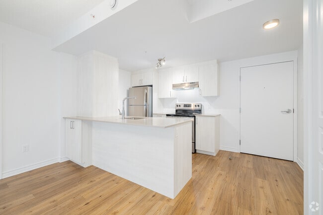 2 chambres, 2 salles de bain - 889 pi² - Cuisine - La Voile Pointe-Claire