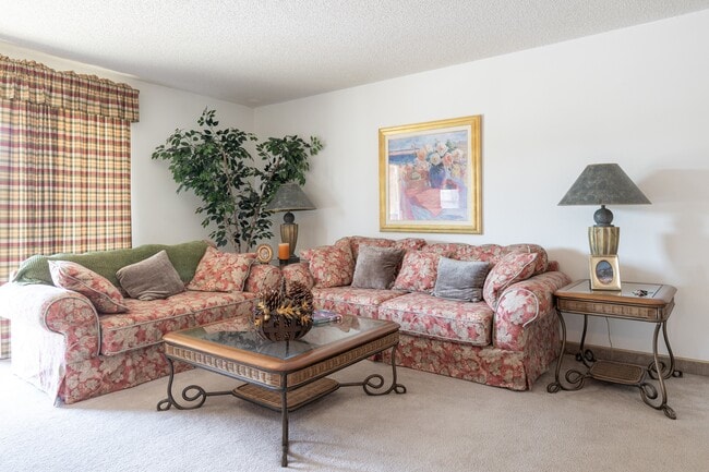 A welcoming living space designed for comfort and convenience at Cedar Crest Apartments.