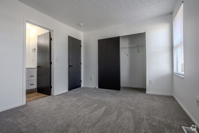 2 BR, 2.5 BA - 1,120 SF (Remodeled Unit) - bedroom