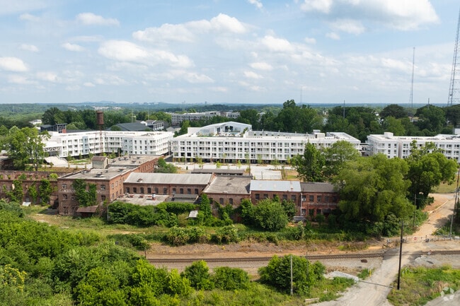 Aerial Context - The Goat Farm Apartments