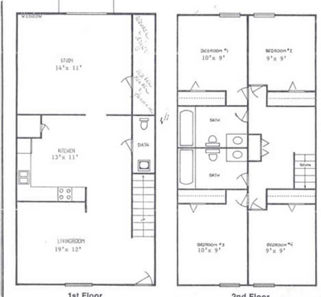 Photo - 4 bedroom 2.5 bathroom Townhouse