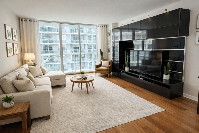 Virtually staged - 55 SE 6th St Unit 3107