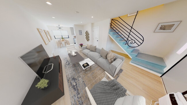 Living Room - Woodman Apartments