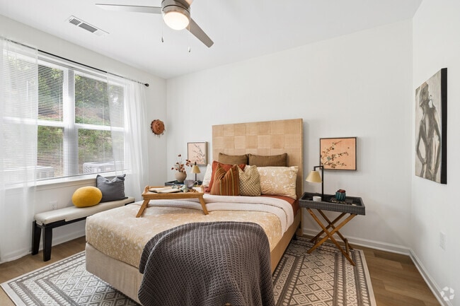 3BR, 2BA - 1,124SF - Primary Bedroom
