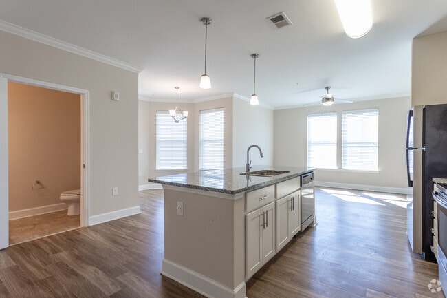 1BR, 1.5BA - 940SF - Living Area