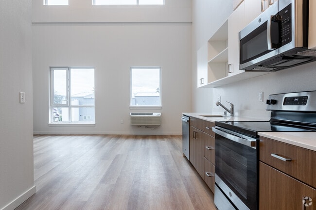 Studio with Loft - 670SF