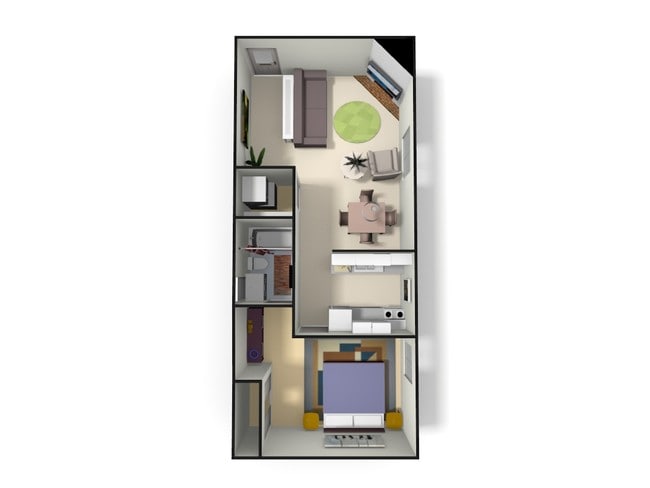 One Bedroom Deluxe 3-D